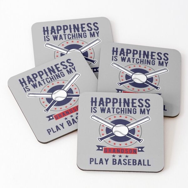 Item preview, happiness is watching my grandson play baseball designed and sold by skeastore.