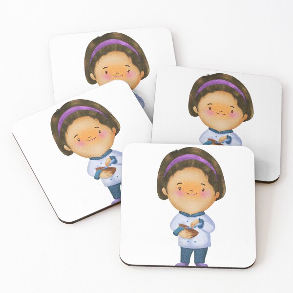 Item preview, female chef cooking designed and sold by Chattakan.