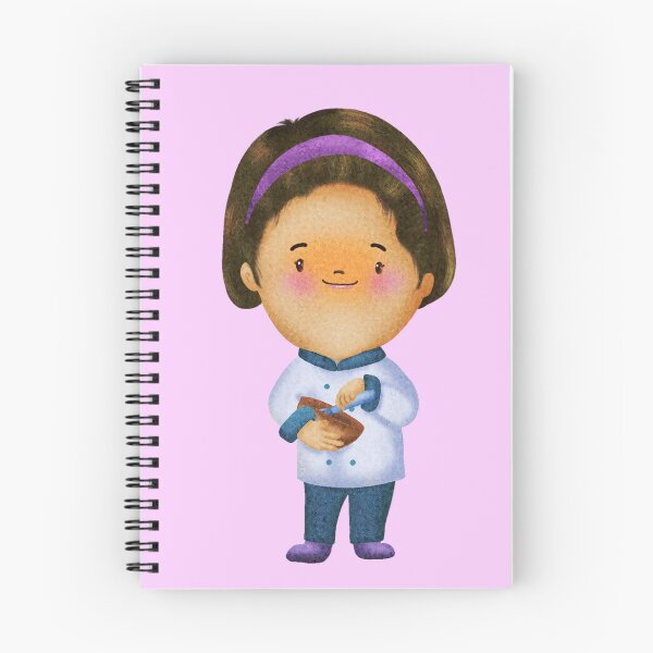 Item preview, female chef cooking designed and sold by Chattakan.