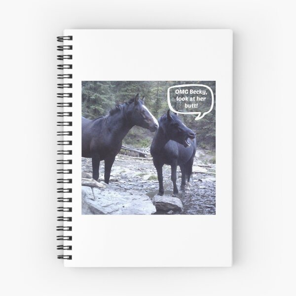 Item preview, Funny Alberta wild horses designed and sold by amymayb.
