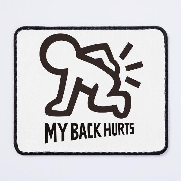 Item preview, MY BACK HURTS designed and sold by area26.
