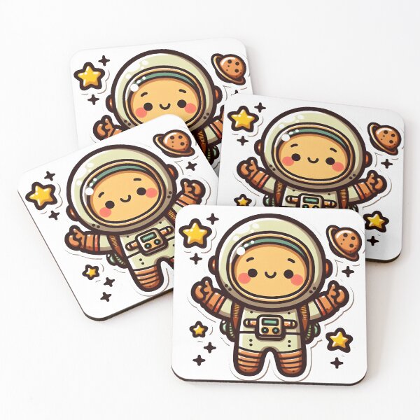 Item preview, Cute Adorable Astronaut in Space designed and sold by ArtKae.