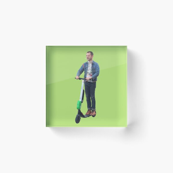 Item preview, Elijah Wood On Scooter designed and sold by PoeTatoes.
