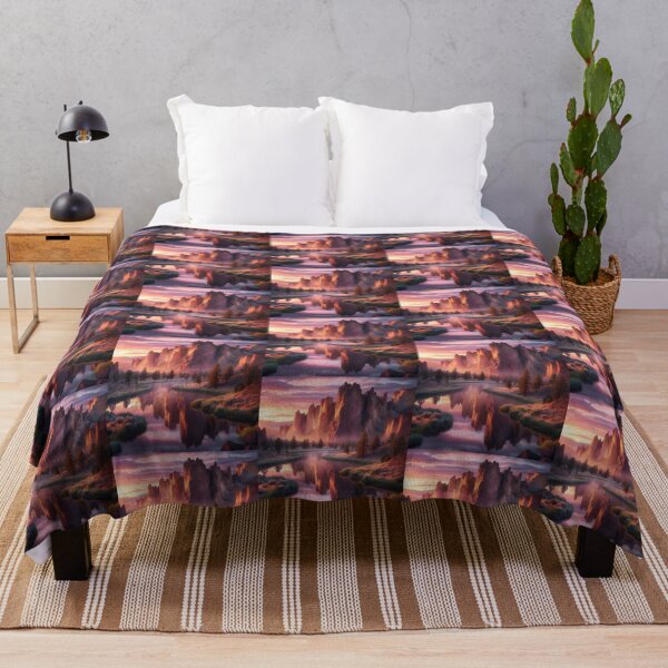 Item preview, Smith Rock at sunset designed and sold by Catherine Harrison.