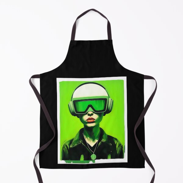 Item preview, Green Futuristic DJ designed and sold by FotoEspacioArte.