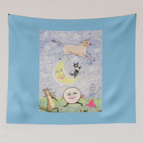 Item preview, The Cow And The Moon designed and sold by pinkyjainpan.