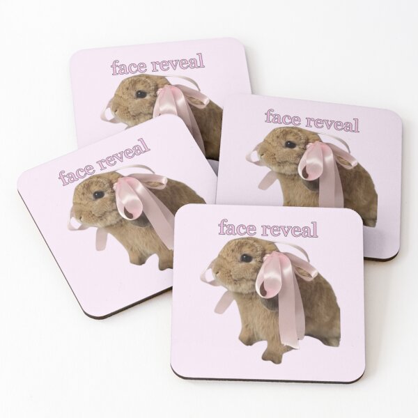 Item preview, face reveal bunny designed and sold by Sloppily '.
