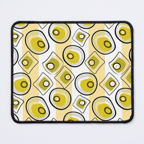 Item preview, Abstract pattern in yellow-white colors figures designed and sold by fuzzyfox.