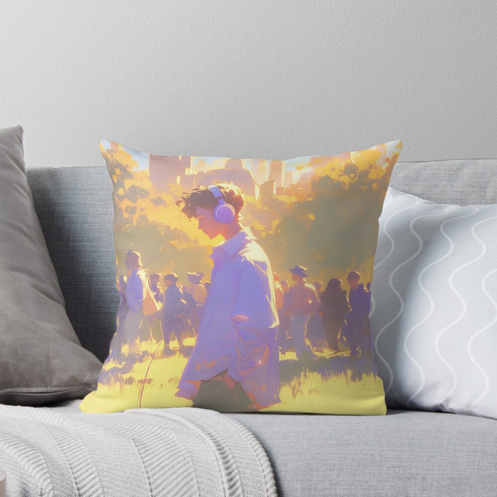 Item preview, Throw Pillow designed and sold by Introvertedself.