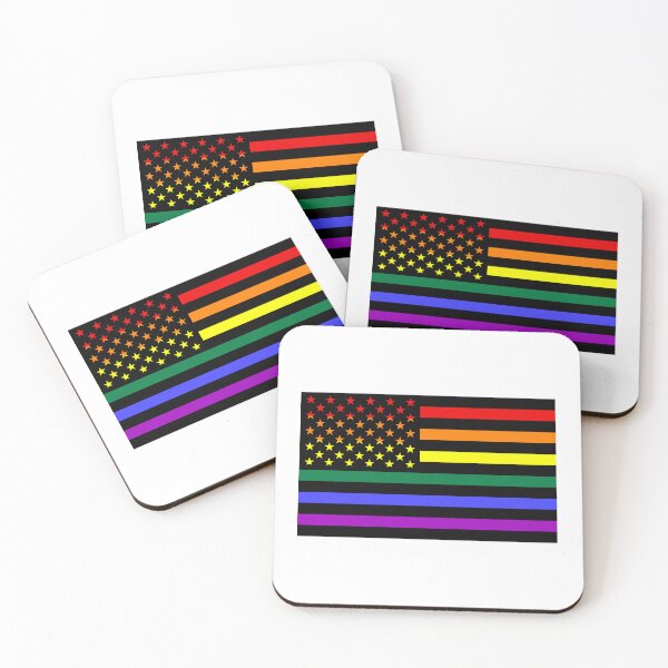 Item preview, Pride American Flag designed and sold by River Graphic Design.