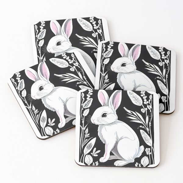 Item preview, Gentle Bunny in a Floral Dream designed and sold by MrKATORSKI.