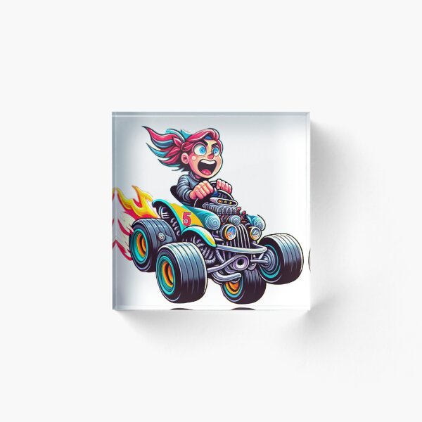 Item preview, Crazy Car Girl designed and sold by AvidRides.