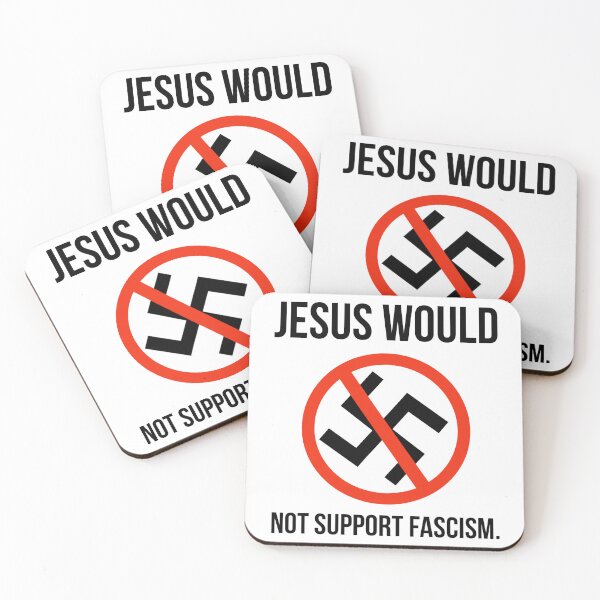 Item preview, Jesus would not support fascism  designed and sold by Rachel the Artist .