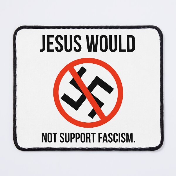 Item preview, Jesus would not support fascism  designed and sold by Rachel the Artist .
