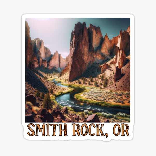 Smith Rock Oregon Sticker