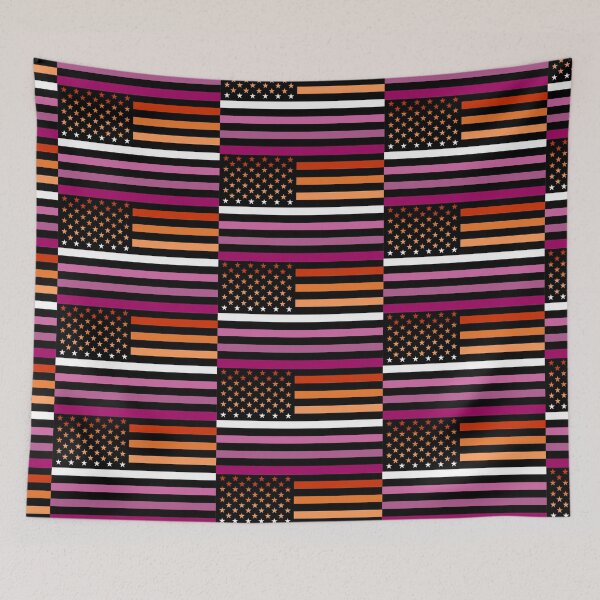 Item preview, Lesbian Pride American Flag designed and sold by River Graphic Design.