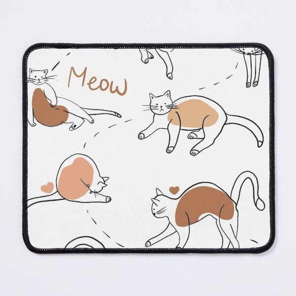 Item preview, "Feline Fitness Frenzy: Cats in Motion" designed and sold by JH0816.