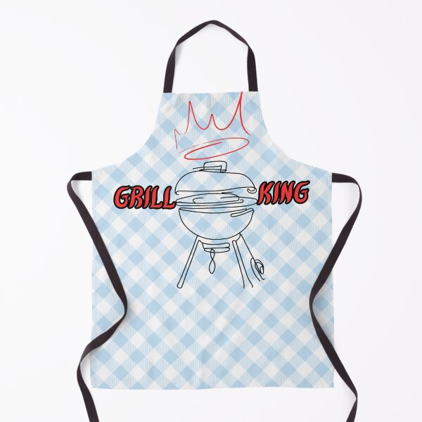 Artikelvorschau, Schürze für den Grillkönig in Ihrer Familie. entworfen und verkauft von Blue-Dazzle.
