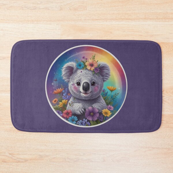 Item preview, Koala and multicolored flowers designed and sold by Astralia.