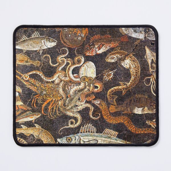 Item preview, Roman Mosaic Floor Panel Depicting Marine Life designed and sold by MorningFive.