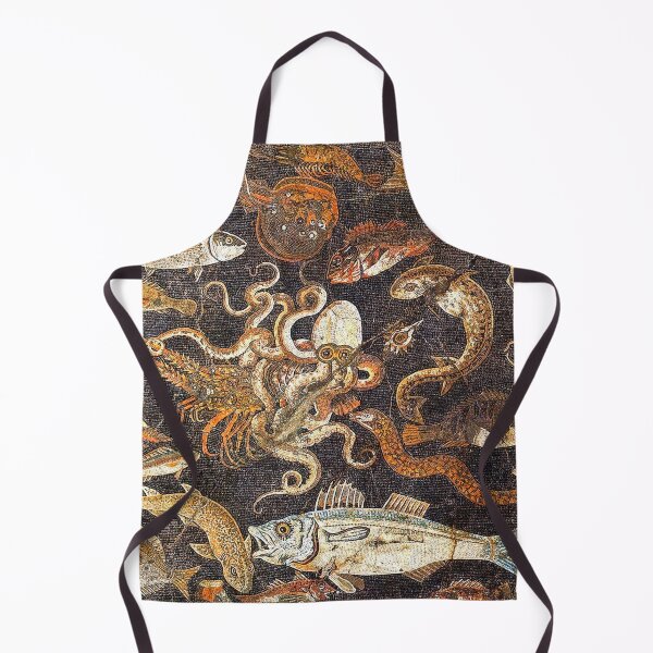 Item preview, Roman Mosaic Floor Panel Depicting Marine Life designed and sold by MorningFive.