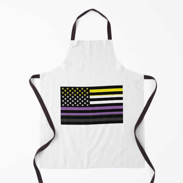 Item preview, Nonbinary Pride American Flag designed and sold by River Graphic Design.