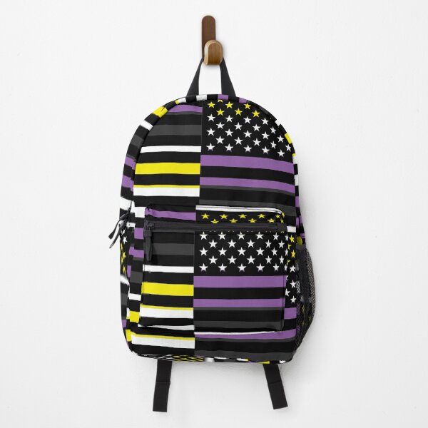 Item preview, Nonbinary Pride American Flag designed and sold by River Graphic Design.