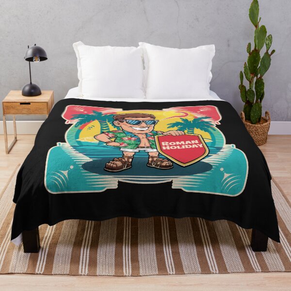 Item preview, ''Roman Holiday'' Funny Gladiator on Summer Vacation T-Shirt designed and sold by Witty Shirts.