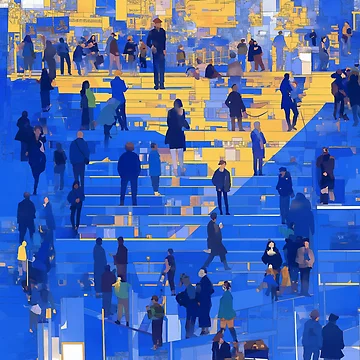 Artwork thumbnail, Crowded by Quirkyaesthetics