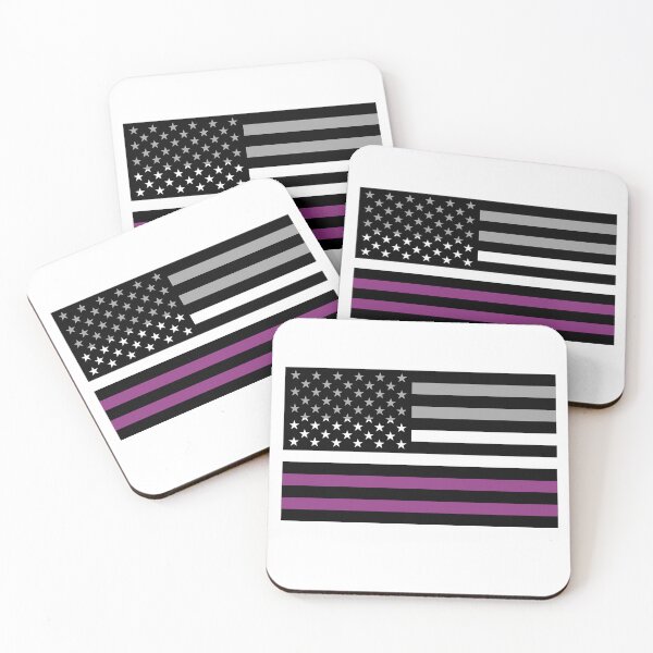 Item preview, Ace Pride American Flag designed and sold by River Graphic Design.