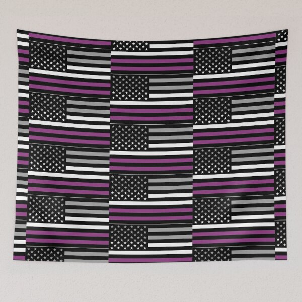 Item preview, Ace Pride American Flag designed and sold by River Graphic Design.