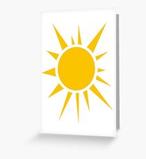 Zon/Sun Greeting Card