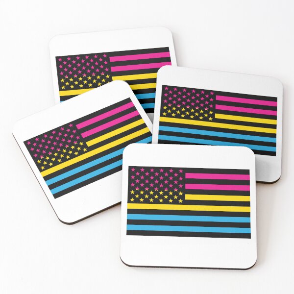 Item preview, Pansexual Pride American Flag designed and sold by River Graphic Design.