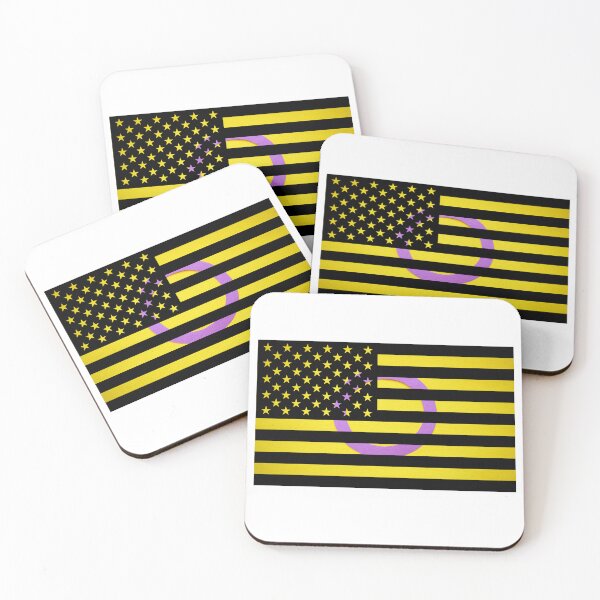 Item preview, Intersex Pride American Flag designed and sold by River Graphic Design.