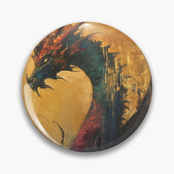 Item preview, Mythical Gilded Dragon Portrait designed and sold by OriginalBeerCat.