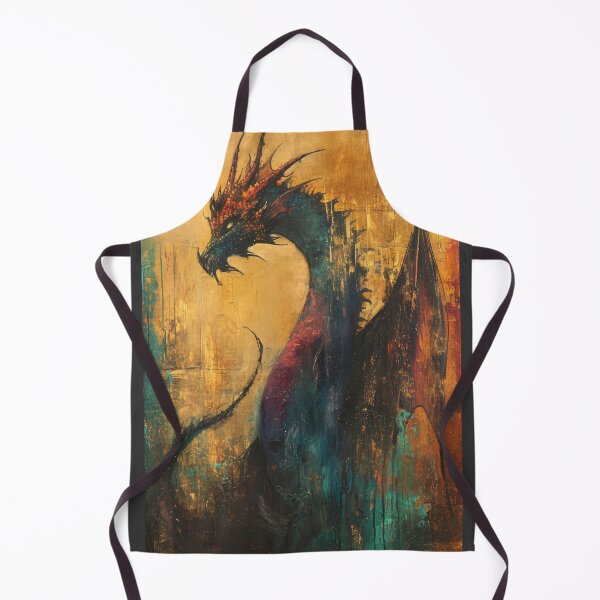 Item preview, Mythical Gilded Dragon Portrait designed and sold by OriginalBeerCat.