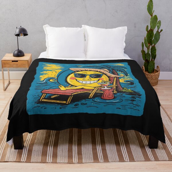 Item preview, Funny ''Sun on a Summer Vacation'' Sun Bathing Sun Cute T-Shirt designed and sold by Witty Shirts.