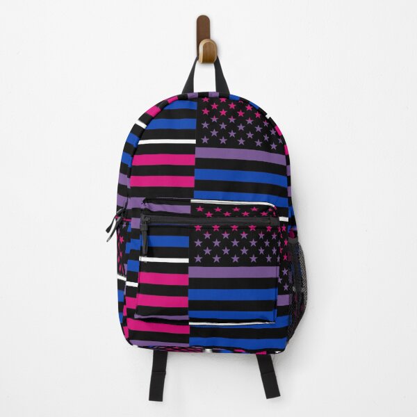 Item preview, Bisexual Pride American Flag designed and sold by River Graphic Design.