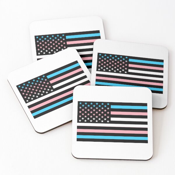 Item preview, Transgender Pride American Flag designed and sold by River Graphic Design.
