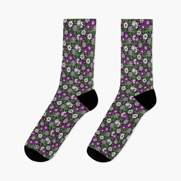 Item preview, Ace Pride Flower Pattern designed and sold by everything4eva.
