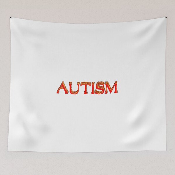 Item preview, AUTISM FIRE TEXT MEME designed and sold by cosmicallyavg.