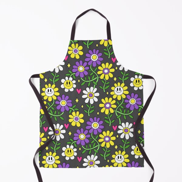Item preview, Nonbinary Pride Flower Pattern designed and sold by everything4eva.