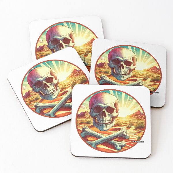 Item preview, Desert Skull & Crossbones designed and sold by planetwrockage.