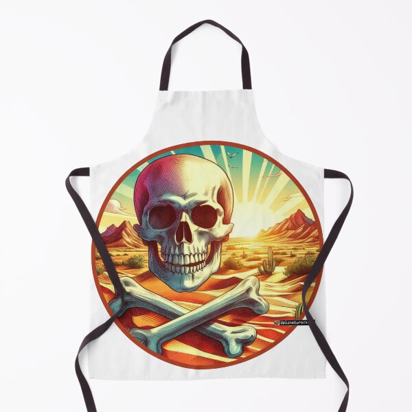 Item preview, Desert Skull & Crossbones designed and sold by planetwrockage.