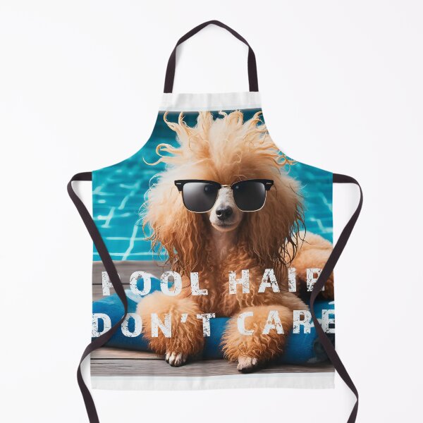 Item preview, Pool Hair Don't Care Poodle designed and sold by CaliCreatives.
