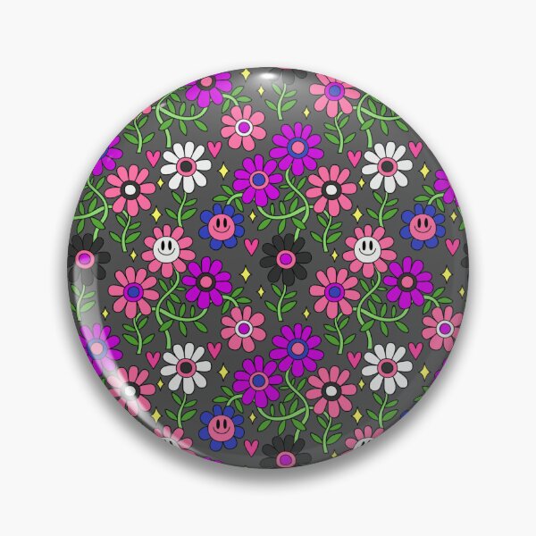 Item preview, Genderfluid Pride Flower Pattern designed and sold by everything4eva.