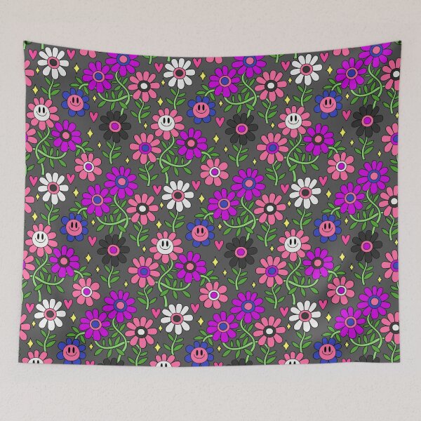 Item preview, Genderfluid Pride Flower Pattern designed and sold by everything4eva.