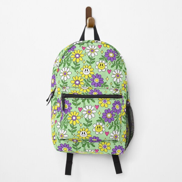 Item preview, Nonbinary Pride Flower Pattern 2 designed and sold by everything4eva.