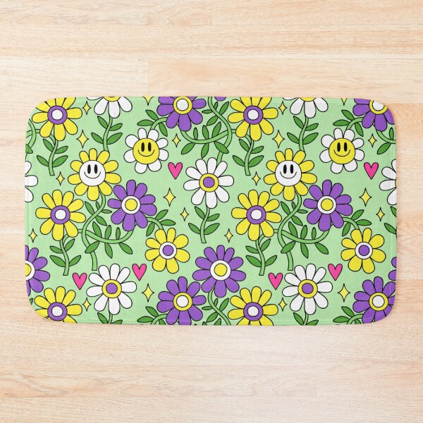 Item preview, Nonbinary Pride Flower Pattern 2 designed and sold by everything4eva.