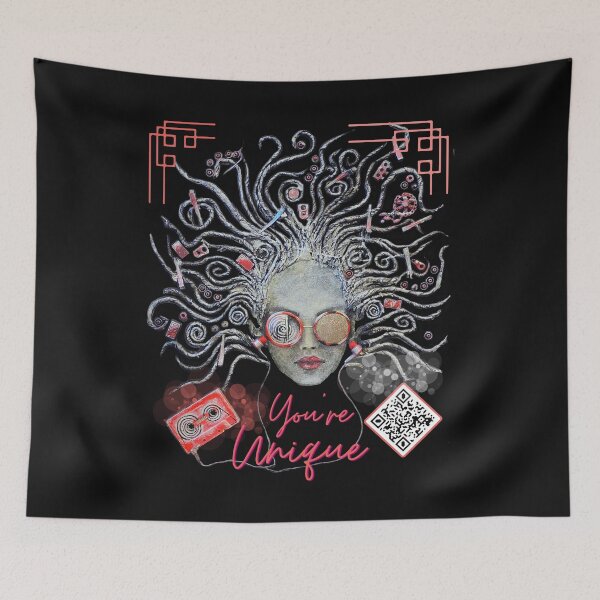 Item preview, Voice of Universe on Black. Interactive collection with Augmented Reality designed and sold by Faushteyn.